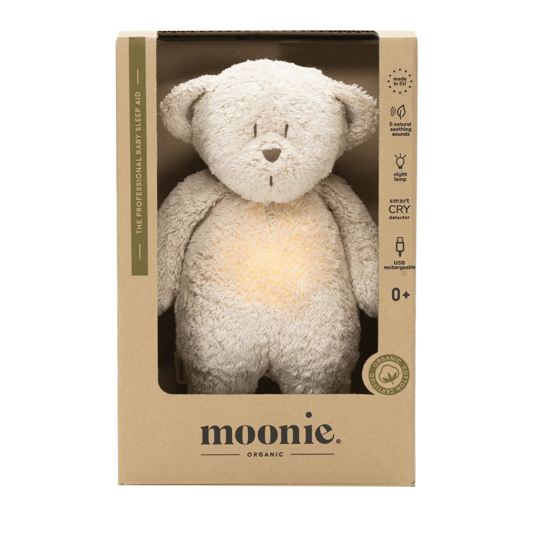 Moonie Humming Bear Light and Sleep Aid - Sand - PREORDER