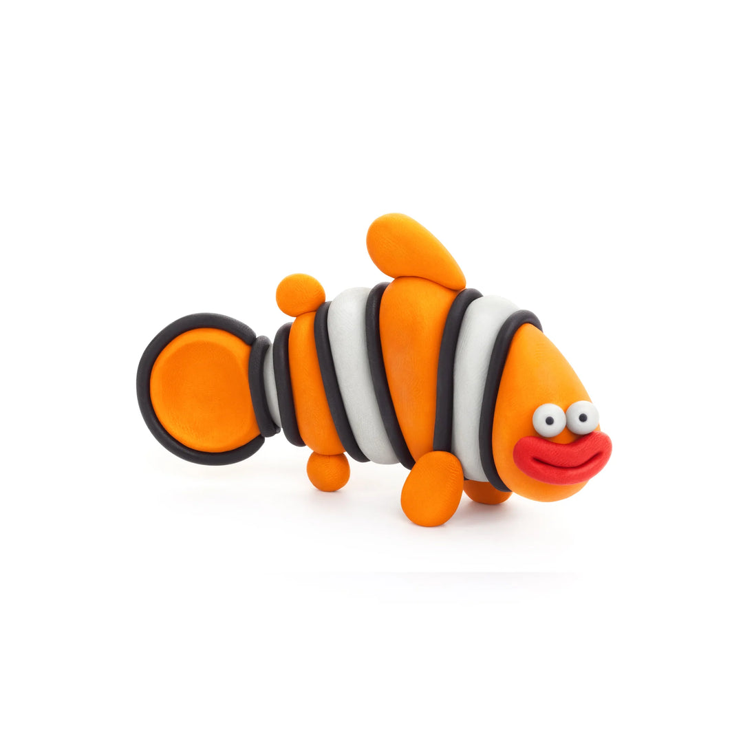 Hey Clay Ocean - Clownfish, Discus Fish, Eel
