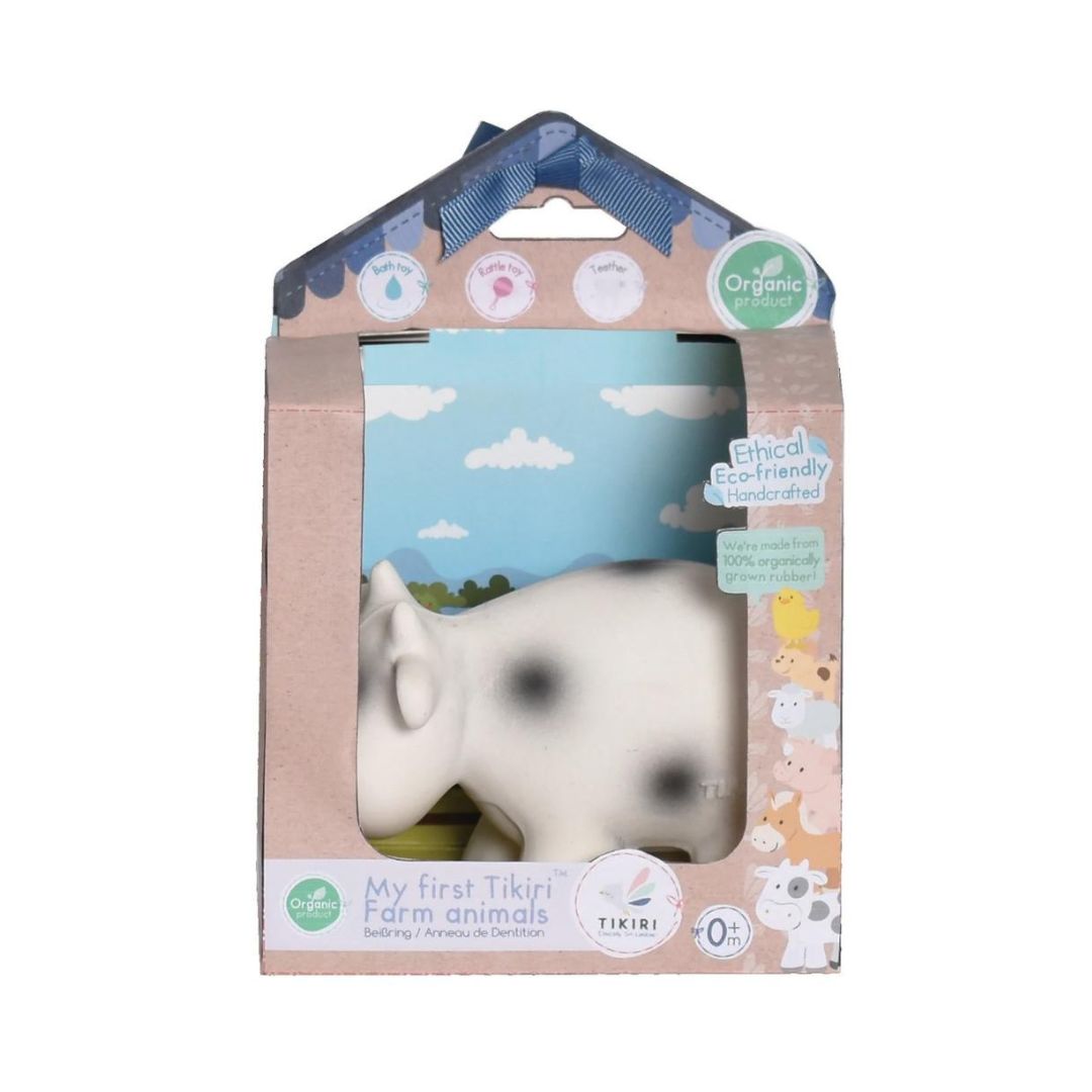 My First Tikiri Teether and Bath Toy - Cow Gift Boxed