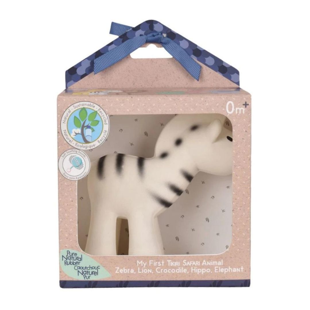My First Tikiri Teether and Bath Toy - Zebra Gift Boxed