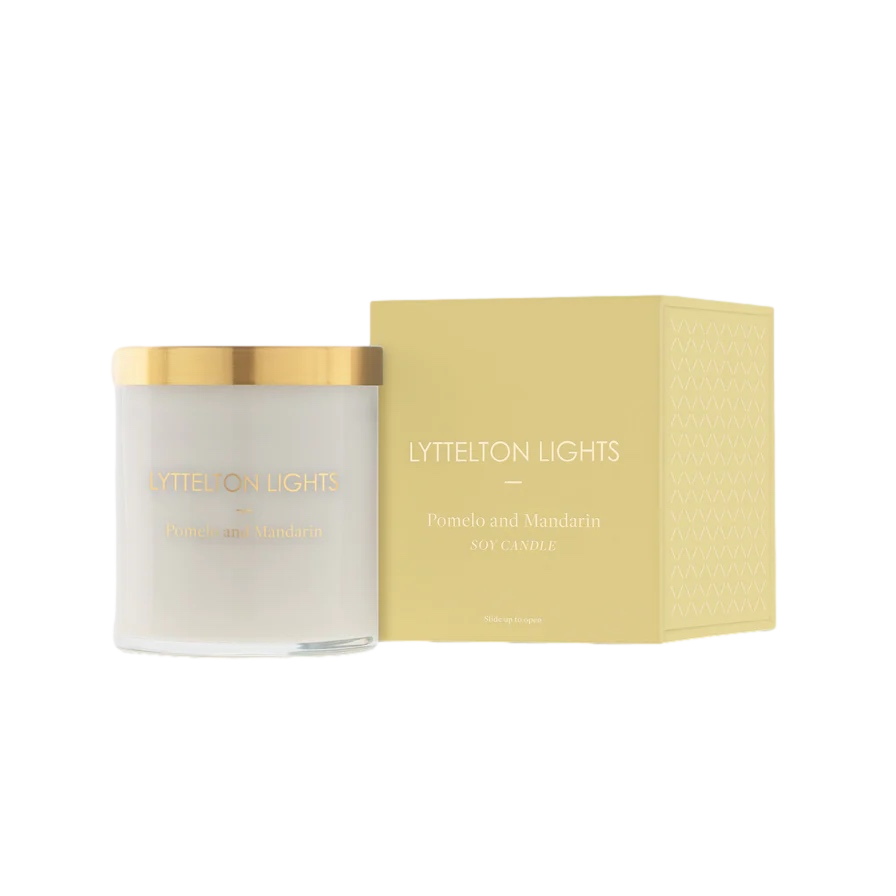 Lyttelton Lights Candle - Pomelo + Mandarin - Medium