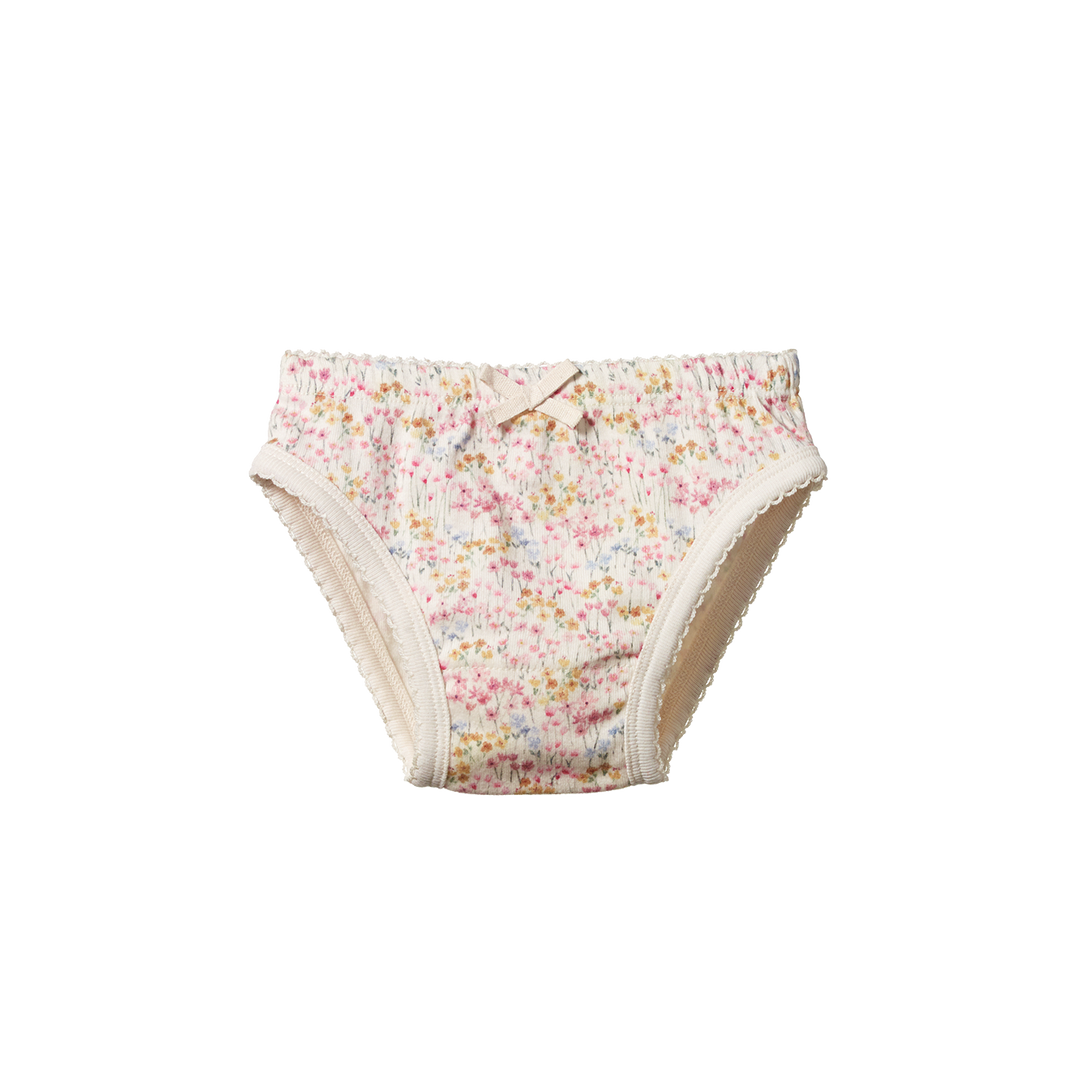 Nature Baby Girls Knickers/Underwear - Wildflower Mountain Print
