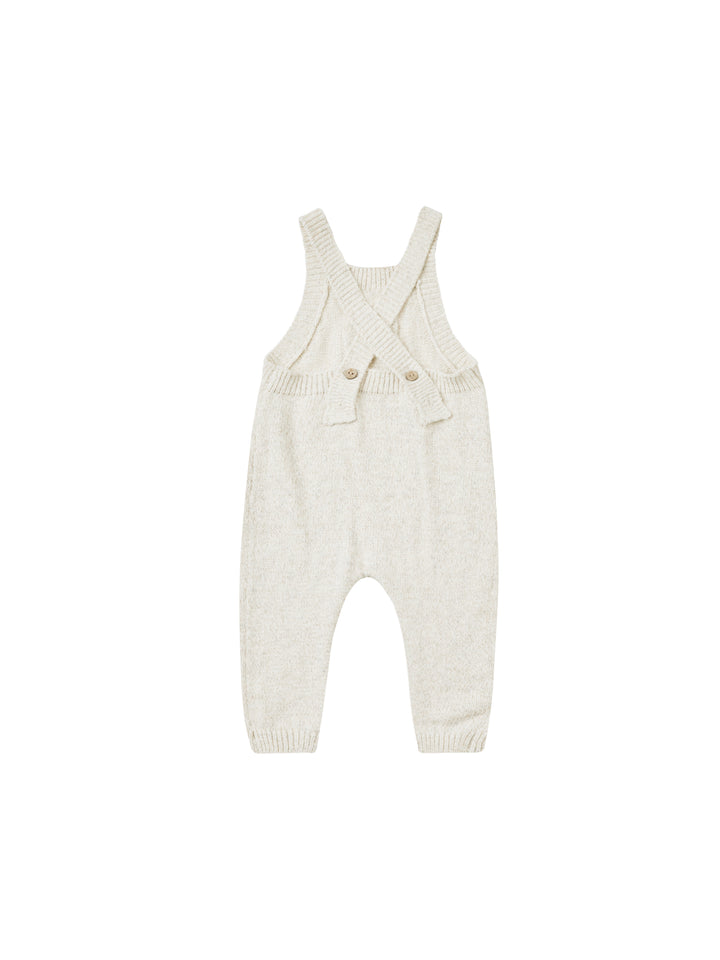 Quincy Mae - Knit Overalls - Ivory