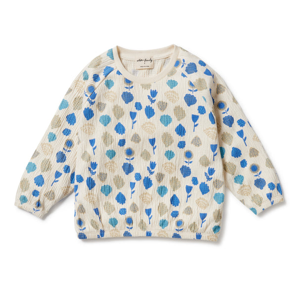 Wilson and Frenchy Crinkle Sweat Kids - Ocean Breeze