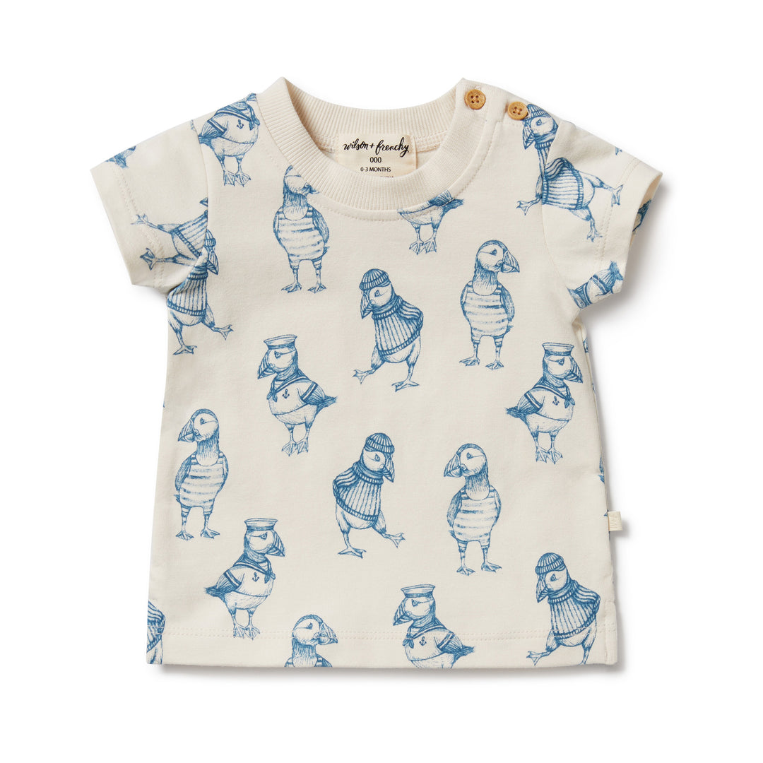 Wilson and Frenchy Organic Tee - Petit Puffin