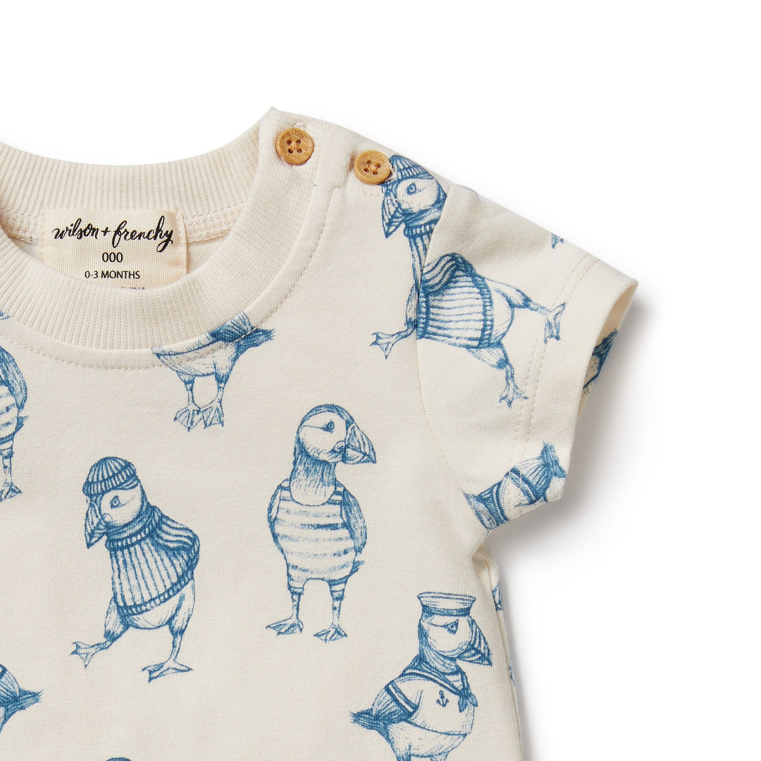 Wilson and Frenchy Organic Tee - Petit Puffin