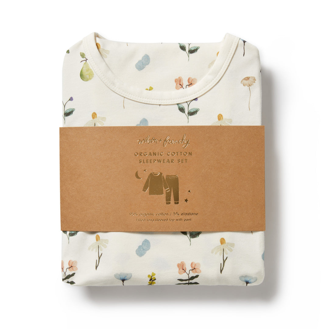Wilson and Frenchy Long Sleeve Organic Pyjamas - Petit Garden
