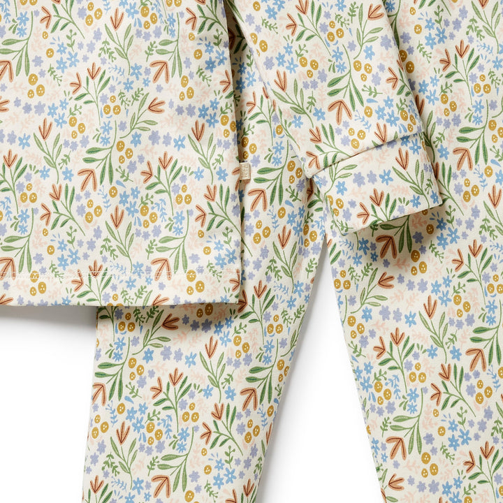 Wilson and Frenchy Long Sleeve Organic Pyjamas - Tinker Floral