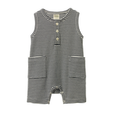 Nature Baby Camper Suit - Navy Stripe
