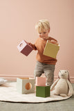 Kids Concept Stackable Cubes - 5 pieces - Dapper Mr bear - www.dappermrbear.com - NZ