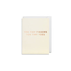 Ten Tiny Fingers, Ten Tiny Toes Card