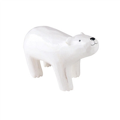 Wooden T-Lab Walking Polar Bear