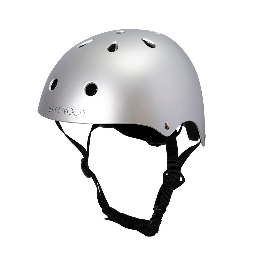 Banwood Classic Helmet - Chrome - Dapper Mr Bear - www.dappermrbear.com - NZ
