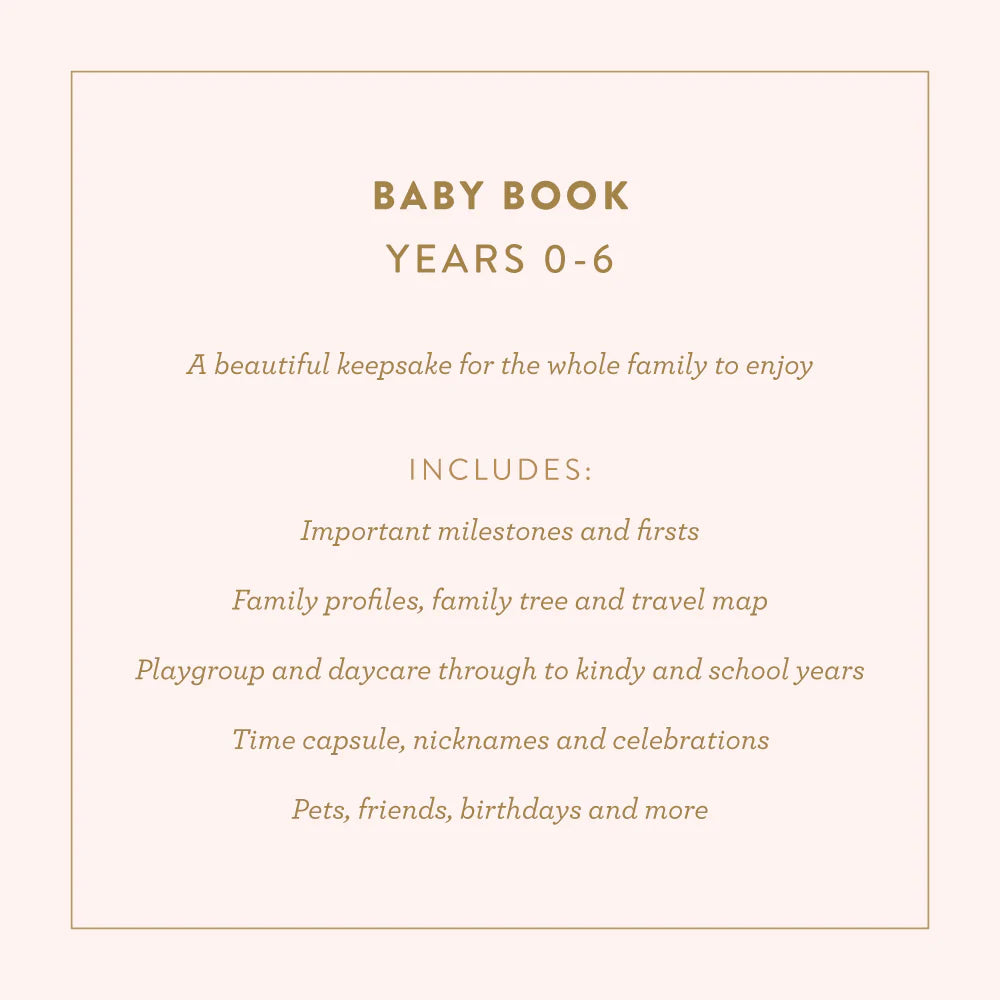 Fox and Fallow Boys Baby Book - Biscuit