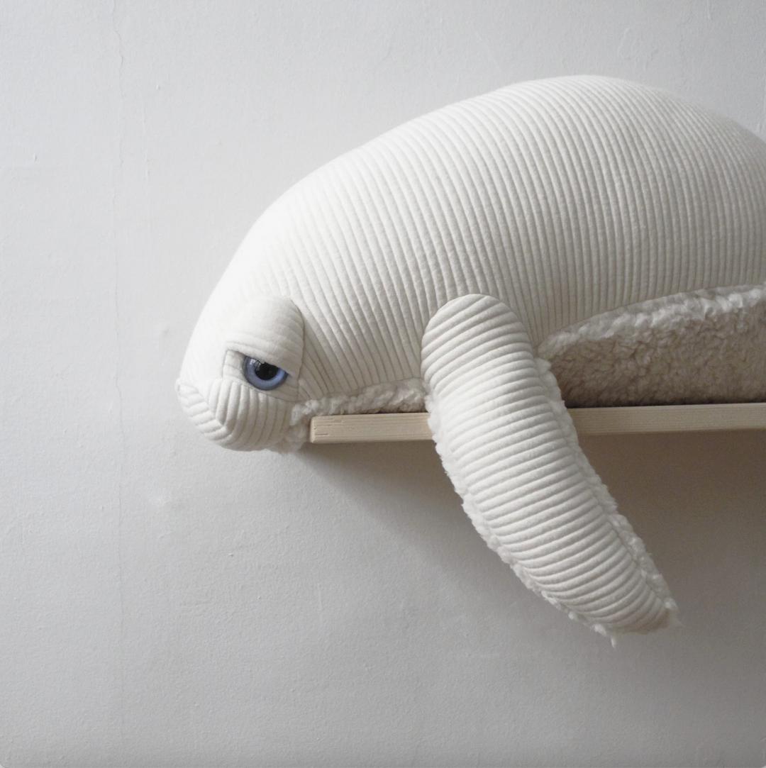 BigStuffed Albino Manatee -  Big - Dapper Mr Bear - www.dappermrbear.com - NZ