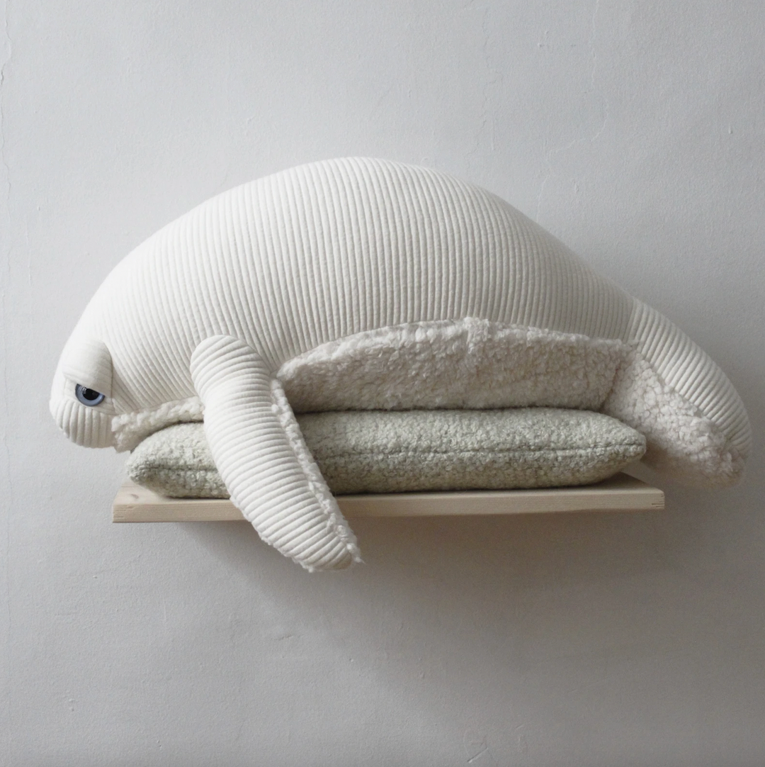 BigStuffed Albino Manatee -  Big - Dapper Mr Bear - www.dappermrbear.com - NZ