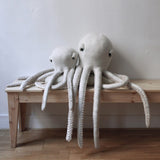BigStuffed Octopus - Albino - Small (only 1 left!)