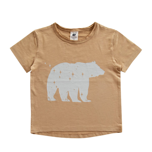 Buck and Baa Organic Cotton T-Shirt - Golden Star Bear