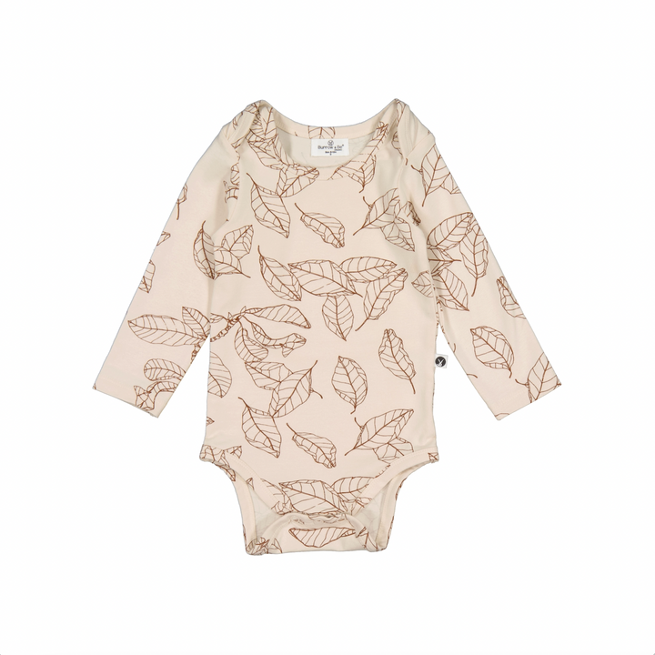 Burrow and Be Long Sleeve Bodysuit - Leaves