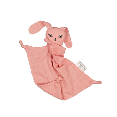 Burrow and Be Muslin Bunny Comforter - Tan Rose