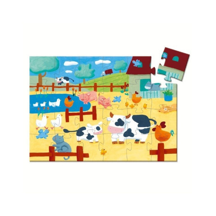 Djeco The Cows on the Farm 24 Piece Puzzle