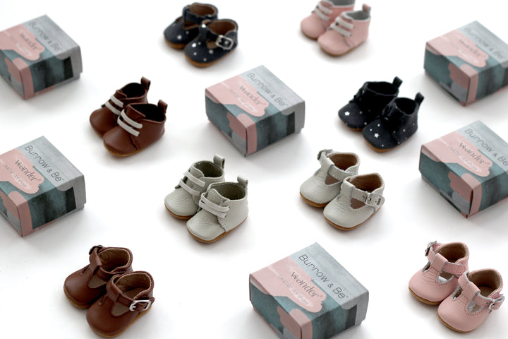 Burrow and Be Dolls Footwear - Chocolate Boots