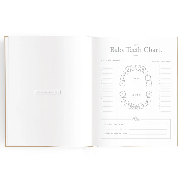 Fox and Fallow Boys Baby Book - Biscuit