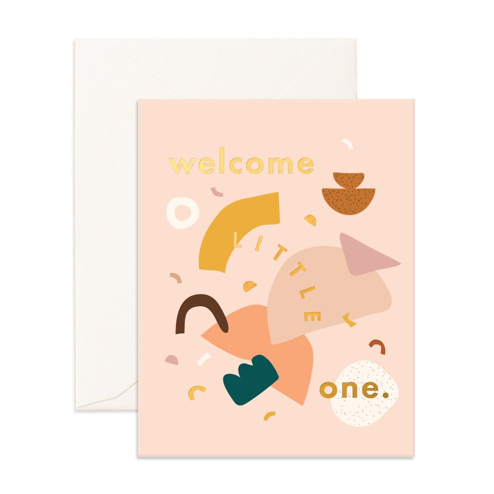 Fox and Fallow Little One Shapes Card