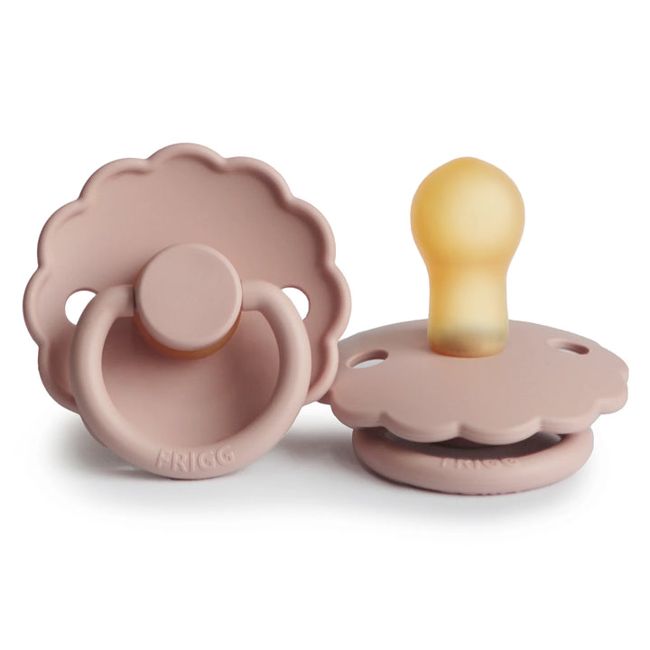 FRIGG Natural Rubber Pacifier 2 PACK - Daisy Blush