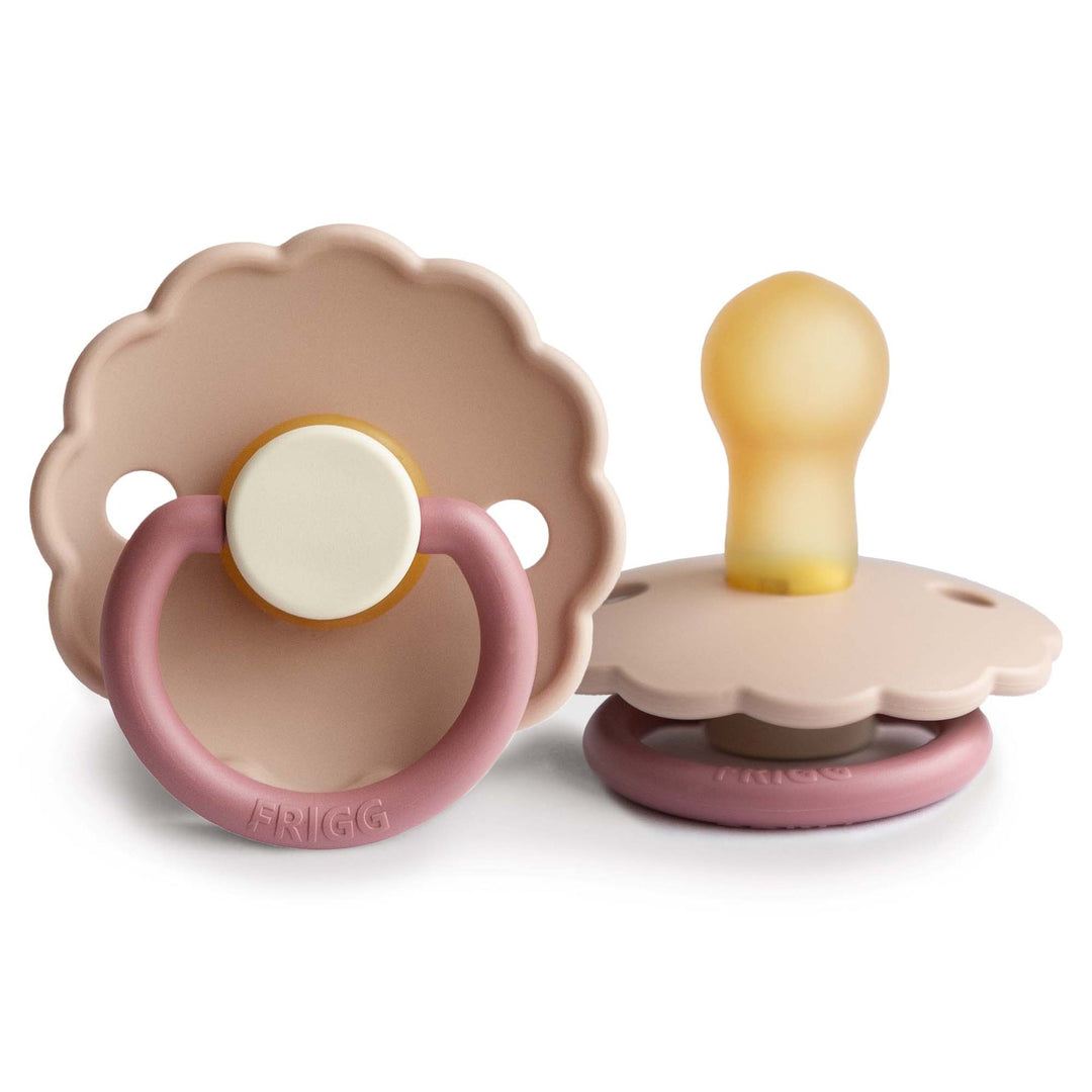 FRIGG Natural Rubber Pacifier 2 PACK - Daisy Peony