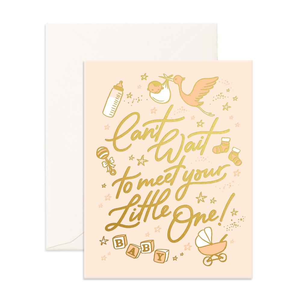Fox and Fallow Can't Wait to Meet Your Little One Card