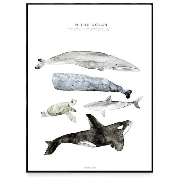 In the Ocean Print - Fashionell Prints - www.dappermrbear.com