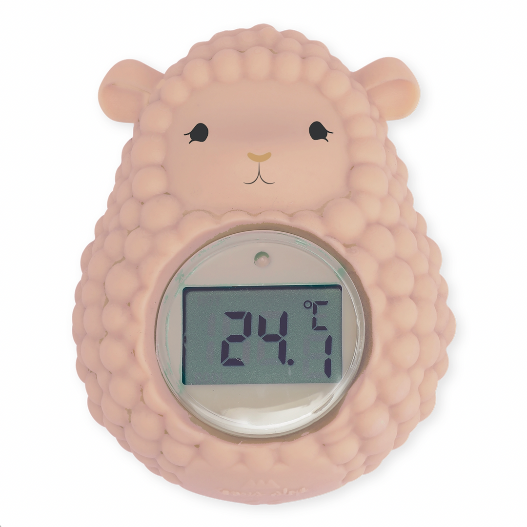 Konges Slojd Silicone Thermometer Sheep - Blush