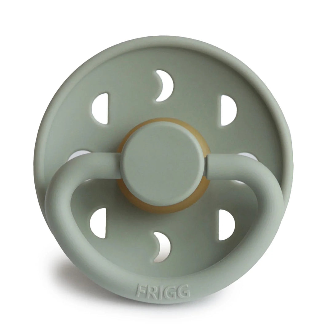 FRIGG Natural Rubber Pacifier 2 PACK - Moon Phase Sage