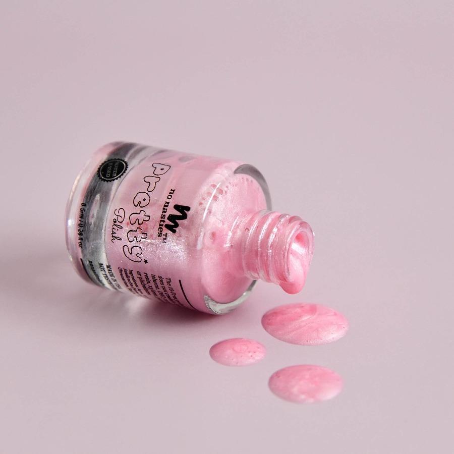 No Nasties - Pretty Polish Water Based Nail Polish - Pastel Pink