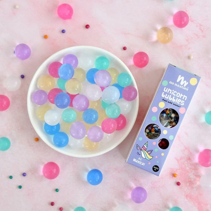 No Nasties - Water Beads Biodegradable - Unicorn Bubbles