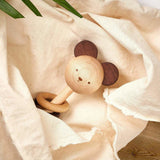 Oioiooi - Nice to Michu Baby Rattle - Dapper Mr Bear - www.dappermrbear.com - NZ