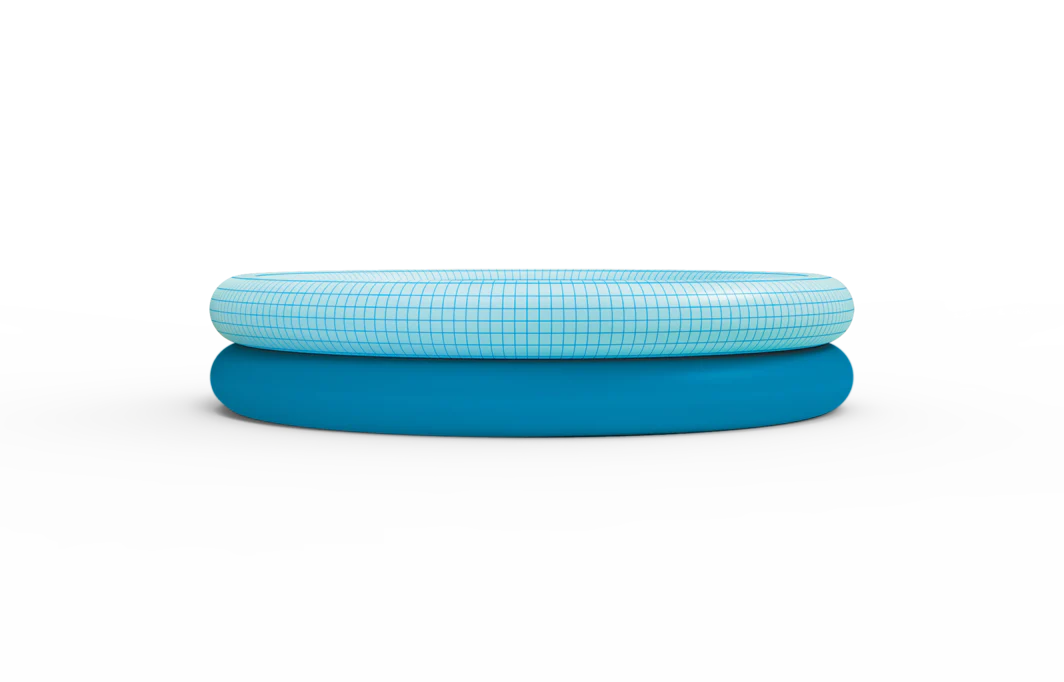 Quut Dippy Inflatable Pool - Ocean Blue