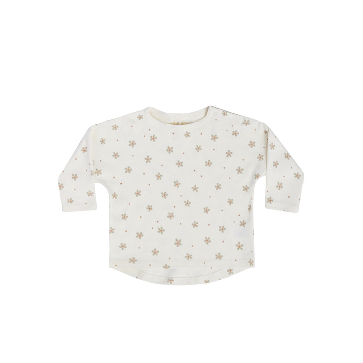 Quincy Mae - Long Sleeve Tee - Dotty Floral