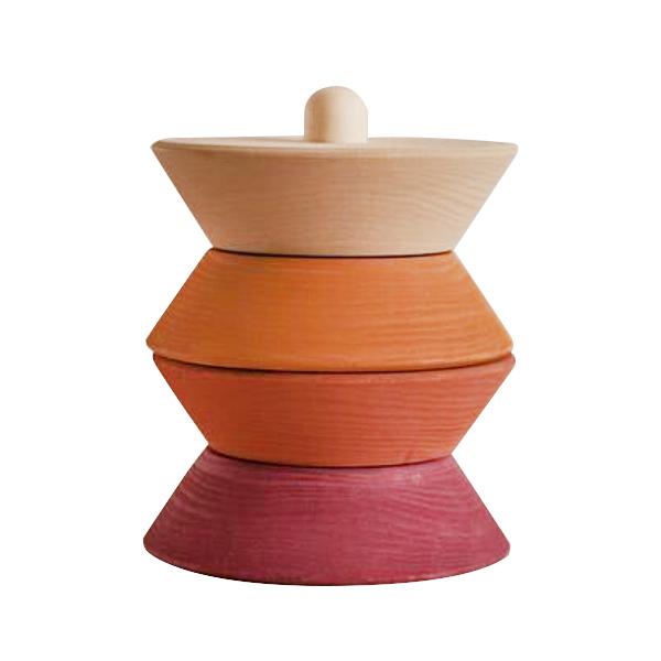 Raduga Grez - Wooden Small Sculpture Stacking Tower (only 4 left!)