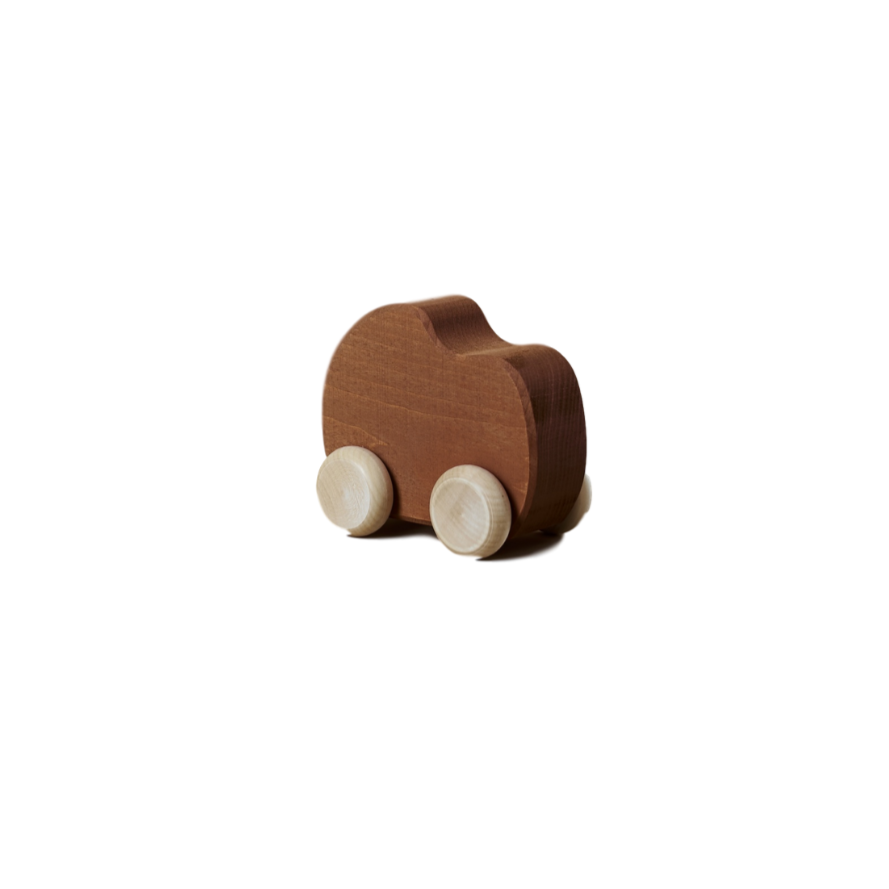 Raduga Grez - Wooden Shape Toy Car - Clay (only 2 left!)