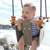 Baby + Toddler Swing - Classic Taupe, Solvej Swings - Dapper Mr Bear - www.dappermrbear.com