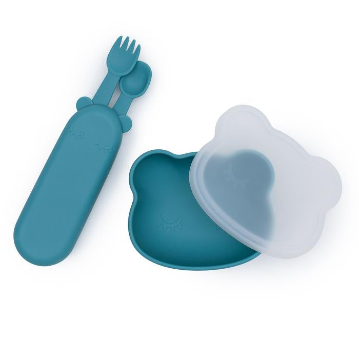 We Might Be Tiny Feedie Fork and Spoon Set - Mint