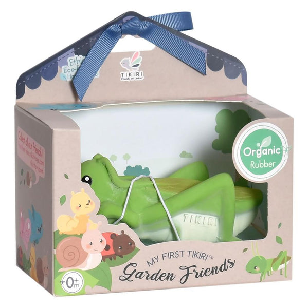 My First Tikiri Teether and Bath Toy - Grasshopper Gift Boxed