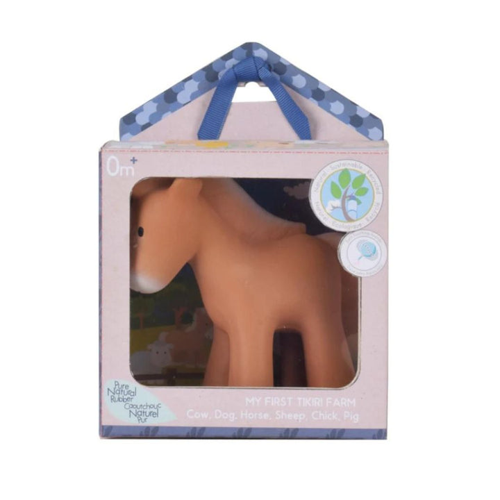 My First Tikiri Teether and Bath Toy - Horse Gift Boxed