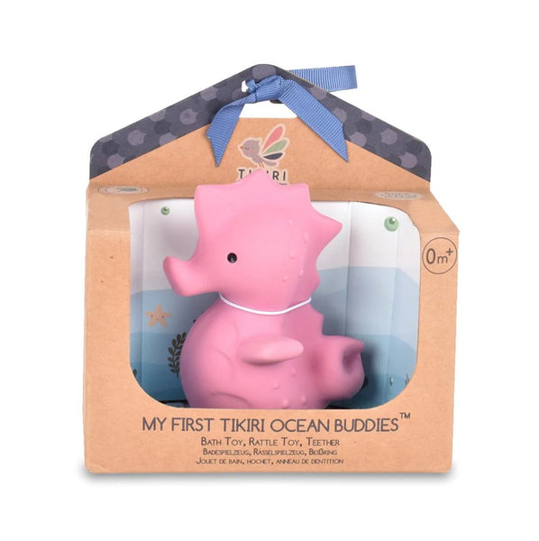 My First Tikiri Teether and Bath Toy - Sea Horse Gift Boxed