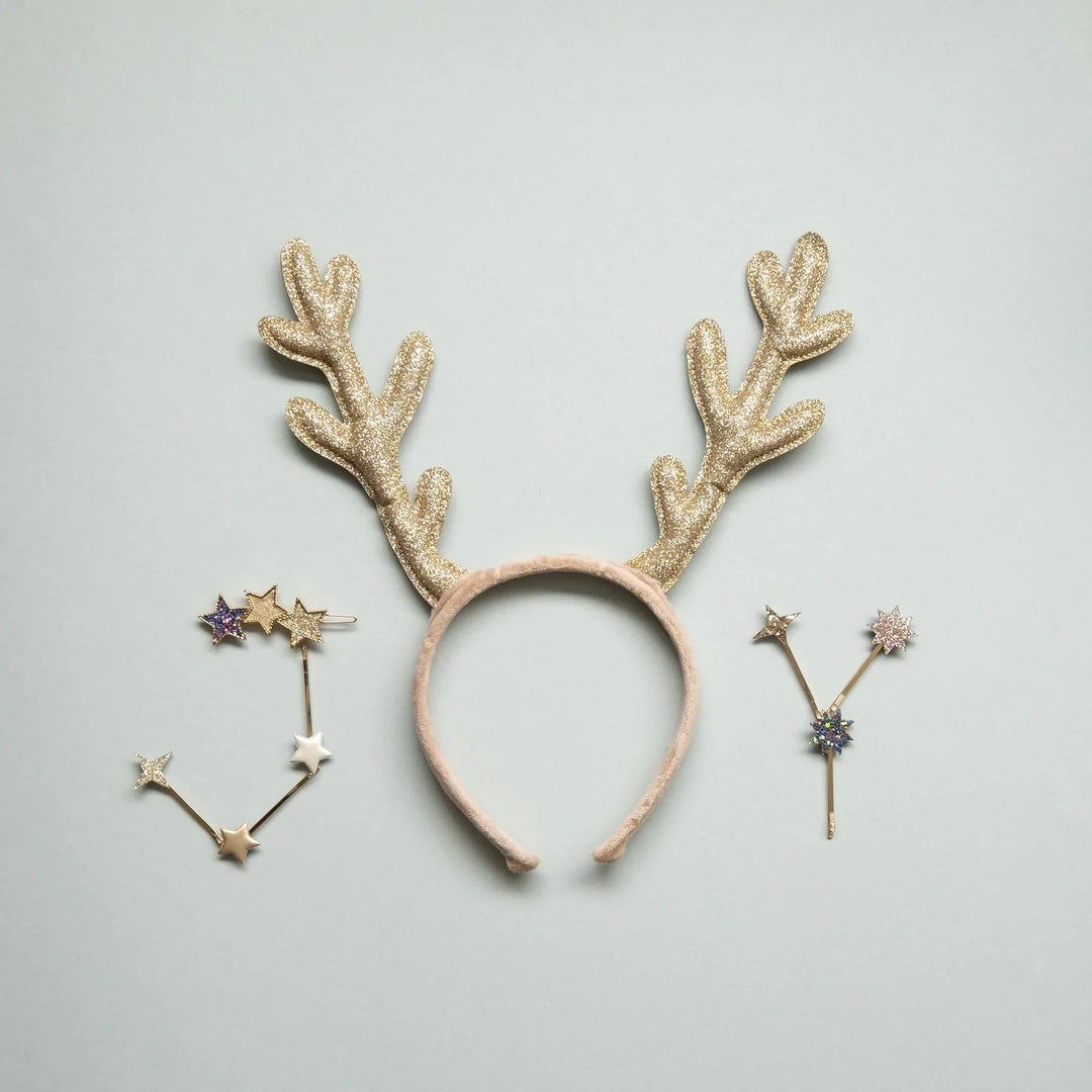 Glitter reindeer discount antlers