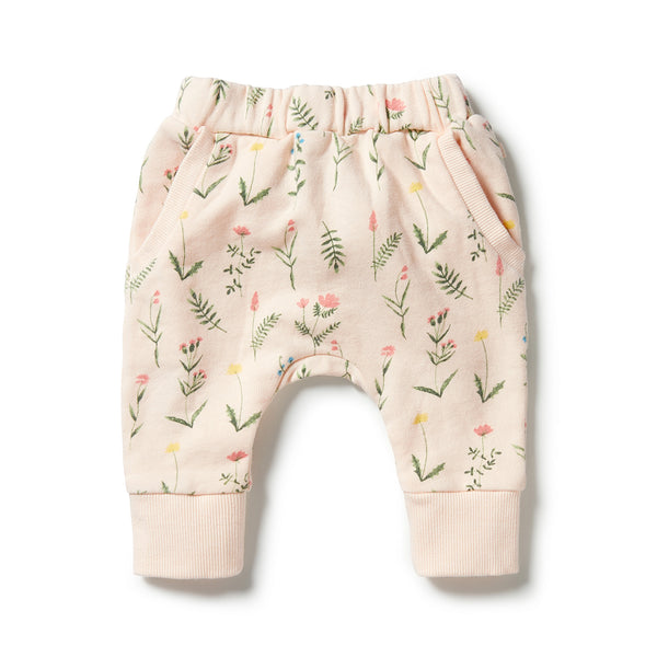 Wilson and Frenchy Organic Terry Slouch Pant - Wild Flower