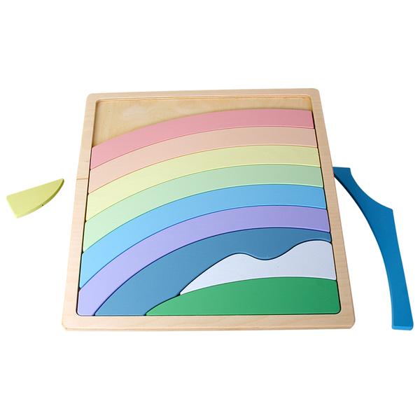 Large Wooden Puzzle - Rainbow
