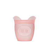 Zip Top Silicone Snack Bag - Pink Pig